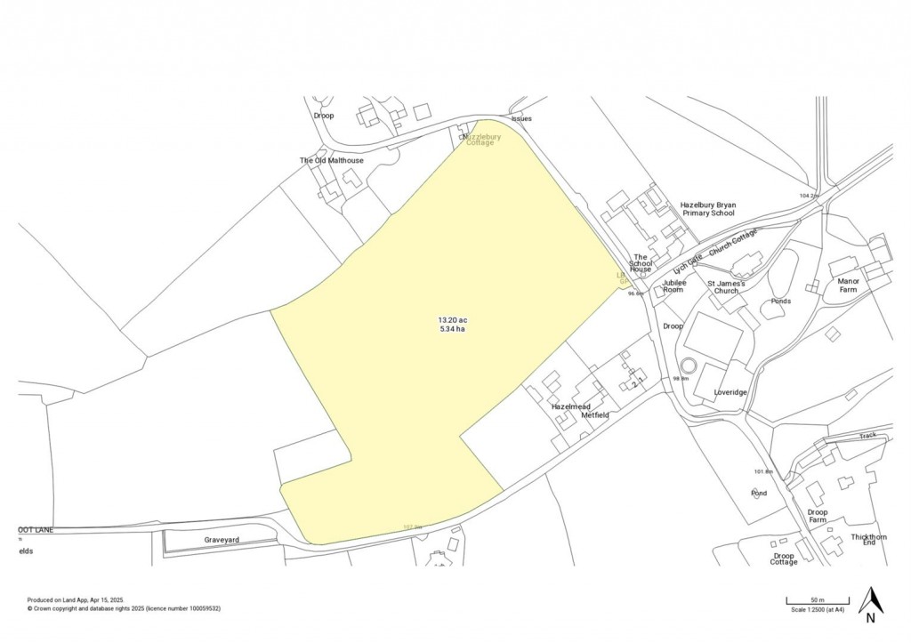 Floorplans For Hazelbury Bryan, Sturminster Newton