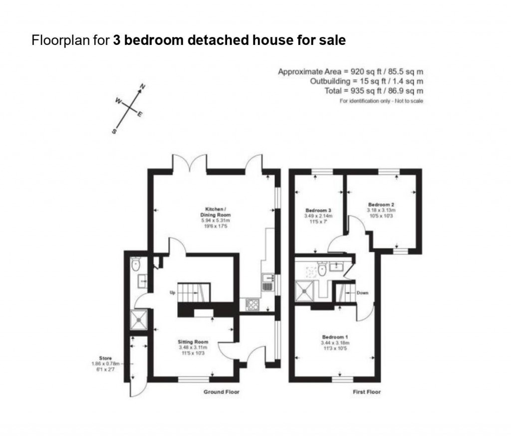 Floorplans For Old Lyme Hill, Charmouth, Bridport