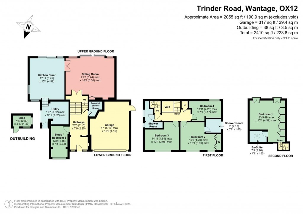 Floorplans For Trinder Road, Wantage, Oxfordshire, OX12
