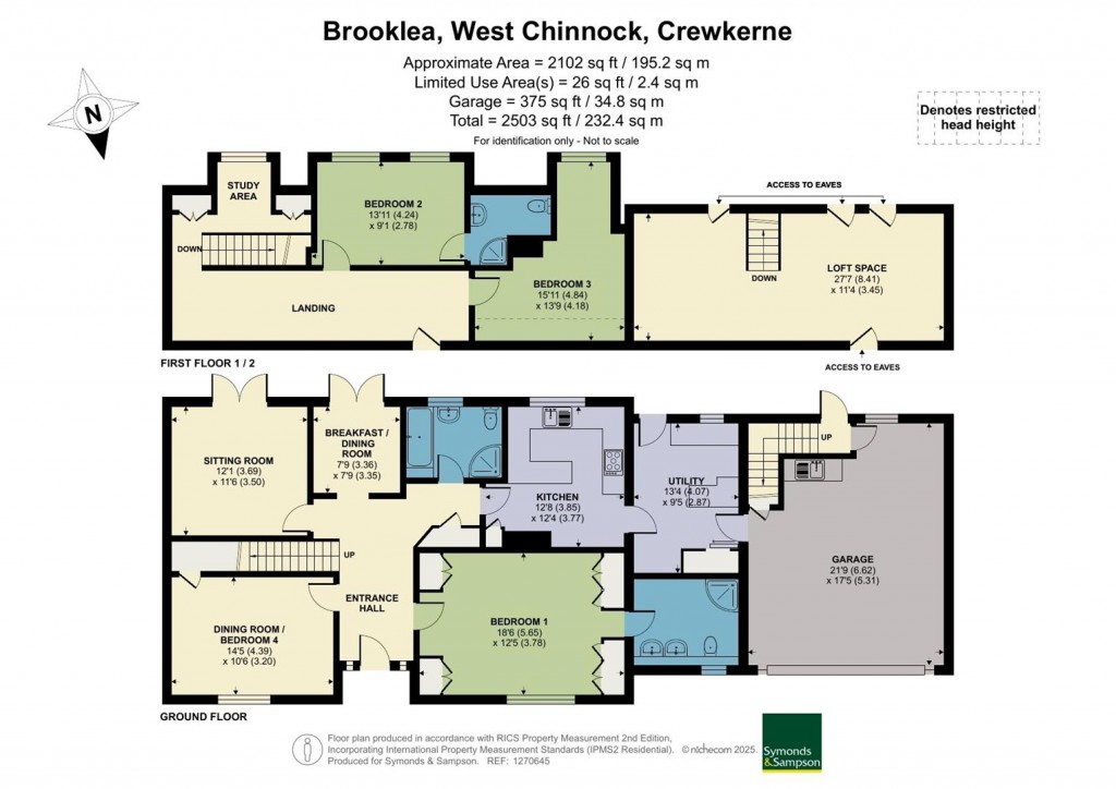 Floorplans For West Chinnock, Crewkerne