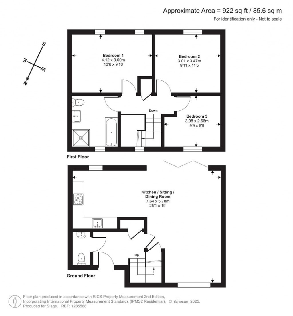 Floorplans For Yarnhay Row, Western Way, Winsham