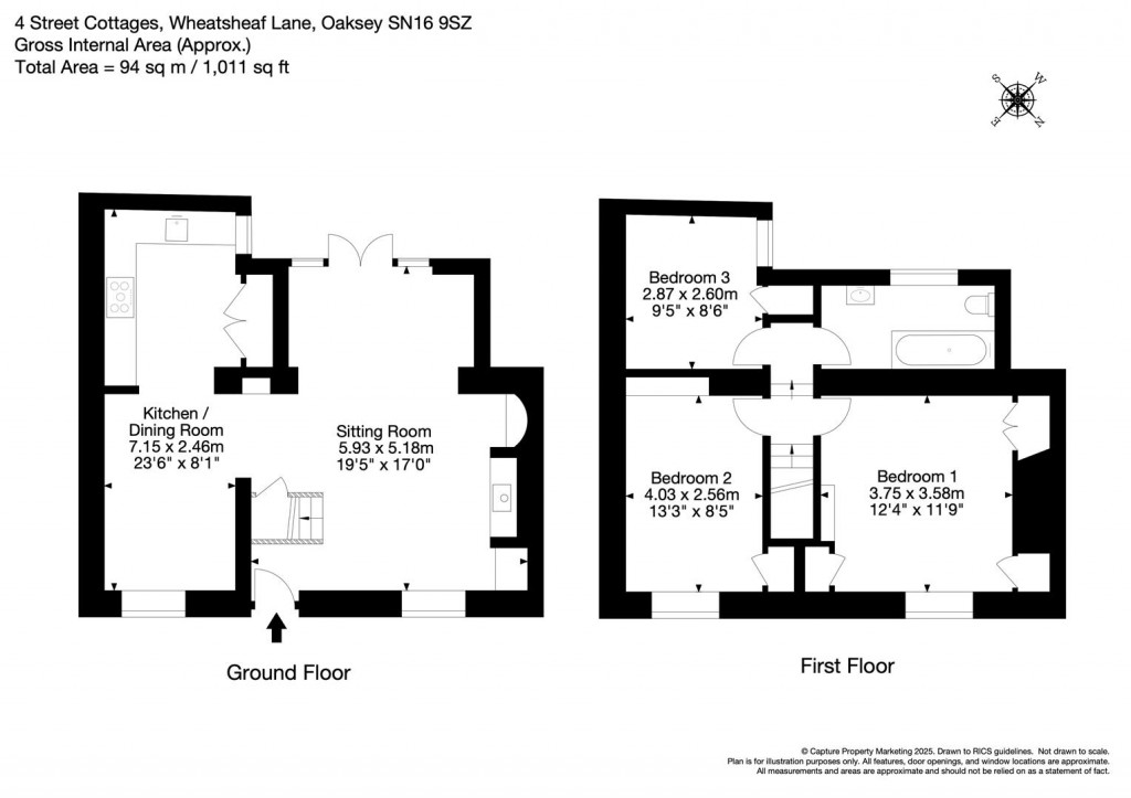 Floorplans For Wheatsheaf Lane, Oaksey