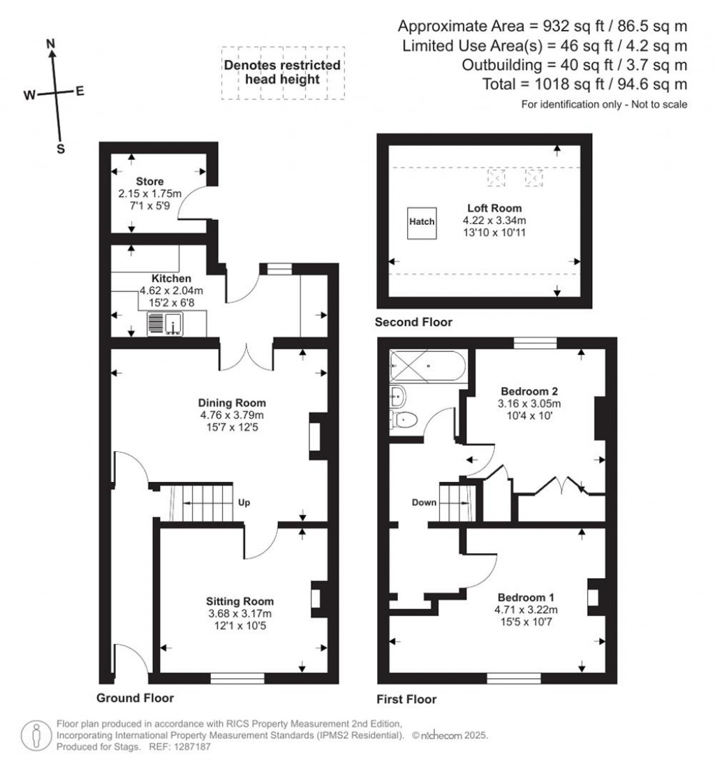 Floorplans For East Street, Bridport