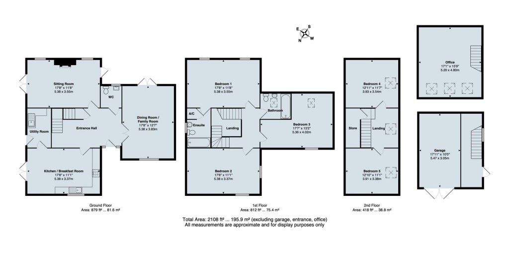 Floorplans For Garton Close, Appleby Magna, Swadlincote