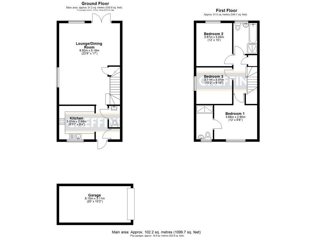 Floorplans For Park Drive, Littleport, Ely