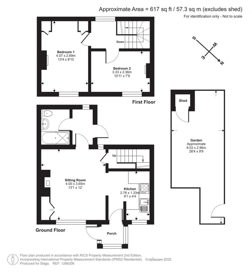Floorplans For High Street, Burton Bradstock, Bridport