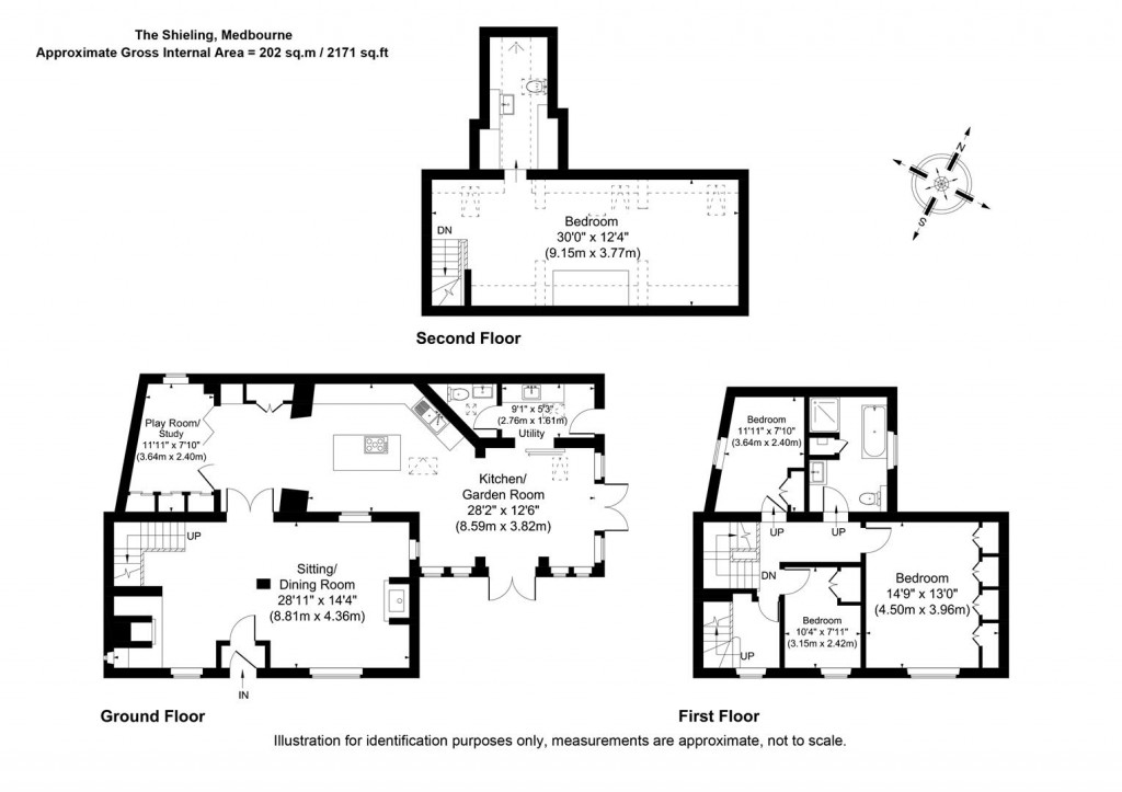 Floorplans For The Shieling, Medbourne, Market Harborough