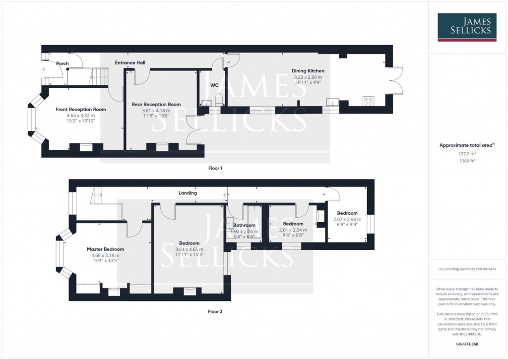 Floorplans For Broad Street, Syston, Leicestershire