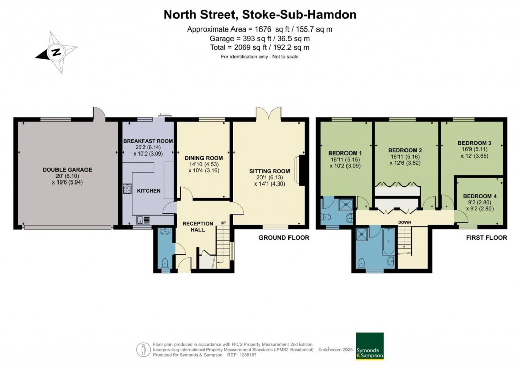 Floorplans For North Street, Stoke-Sub-Hamdon