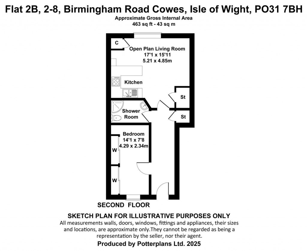 Floorplans For Cowes, Isle of Wight