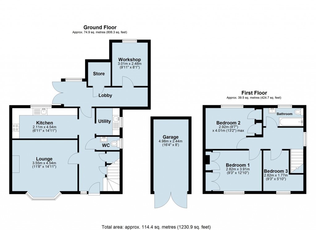 Floorplans For Stockwell Road, Milton Malsor, Northampton, NN7