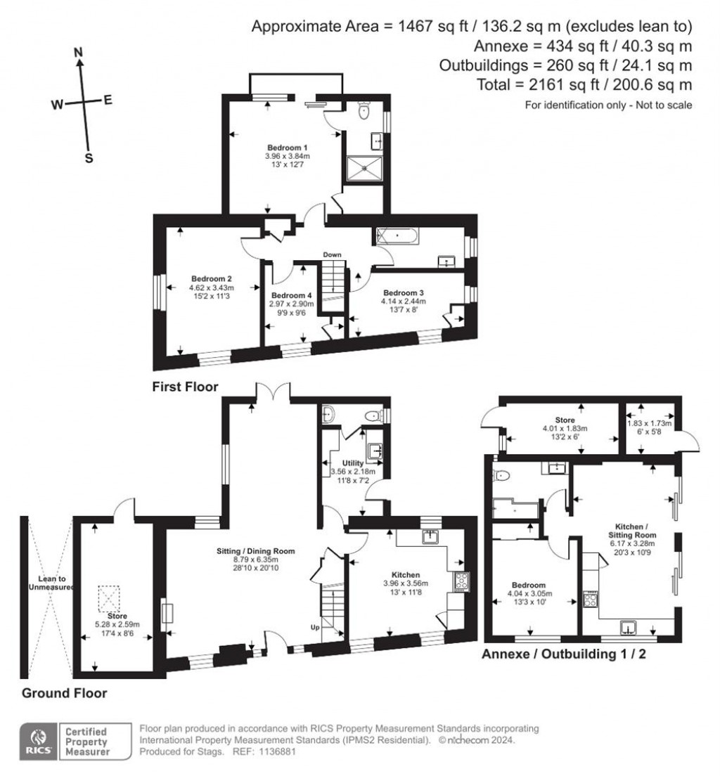 Floorplans For Coombe Way, Bishopsteignton, Teignmouth