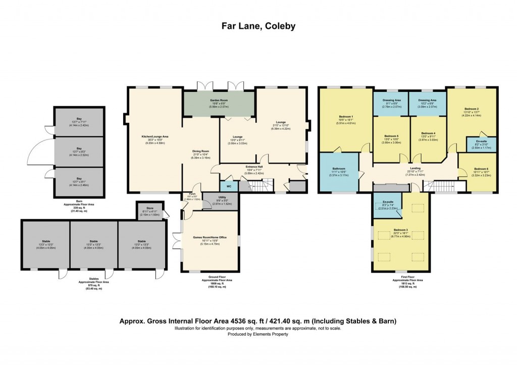Floorplans For Far Lane, Coleby