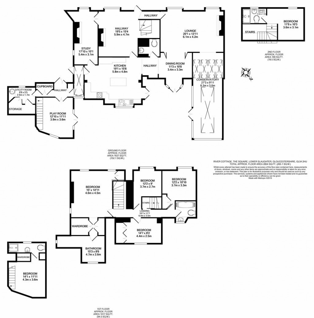 Floorplans For Lower Slaughter, Gloucestershire
