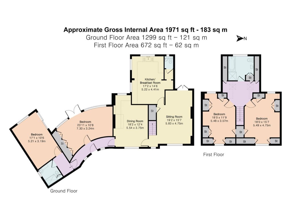 Floorplans For Fairmile, Henley-On-Thames
