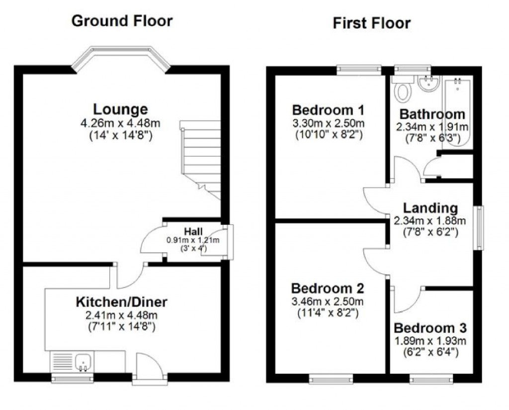 Floorplans For Tharp Way, Chippenham