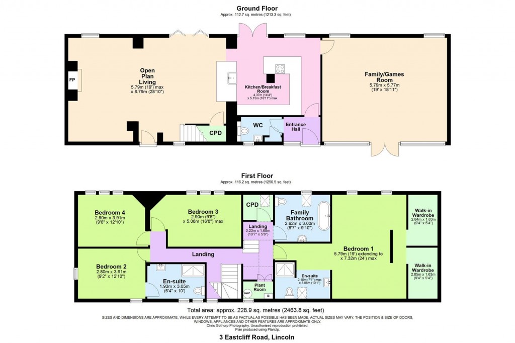 Floorplans For Eastcliff Road, Lincoln