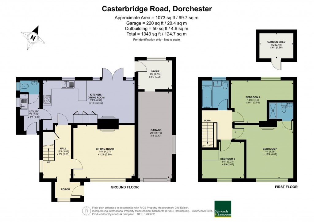 Floorplans For Casterbridge Road, Dorchester