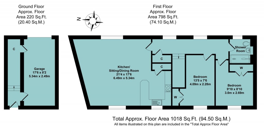 Floorplans For Winter Gardens Way, Banbury