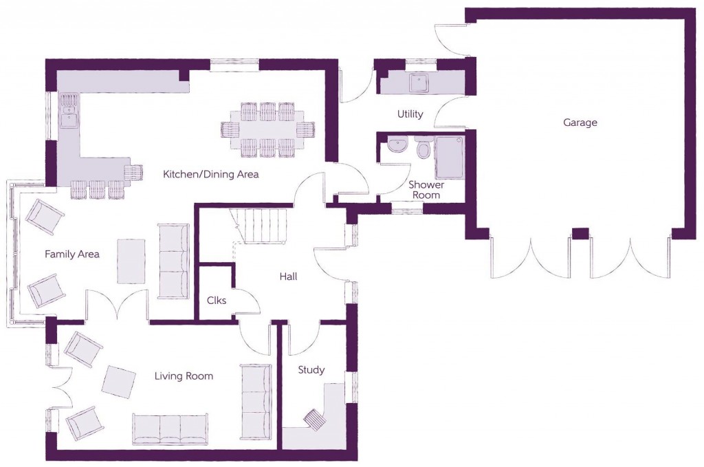 Floorplans For STAMP DUTY PAID - Horwood Gardens, Gartree Road, Oadby, Leicestershire