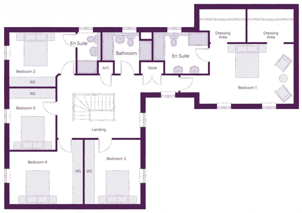 Floorplans For STAMP DUTY PAID - Horwood Gardens, Gartree Road, Oadby, Leicestershire