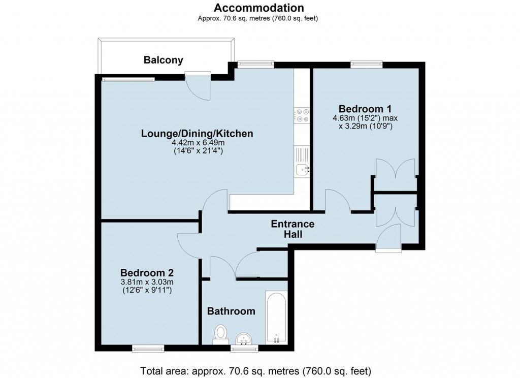 Floorplans For The Square, Upton, Northampton, NN5