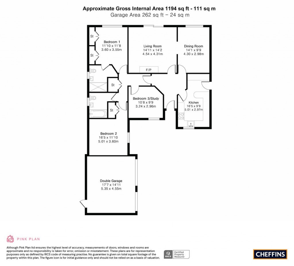Floorplans For Edis Way, Foxton