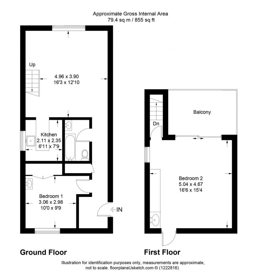 Floorplans For St. Nicholas Court, St Ives