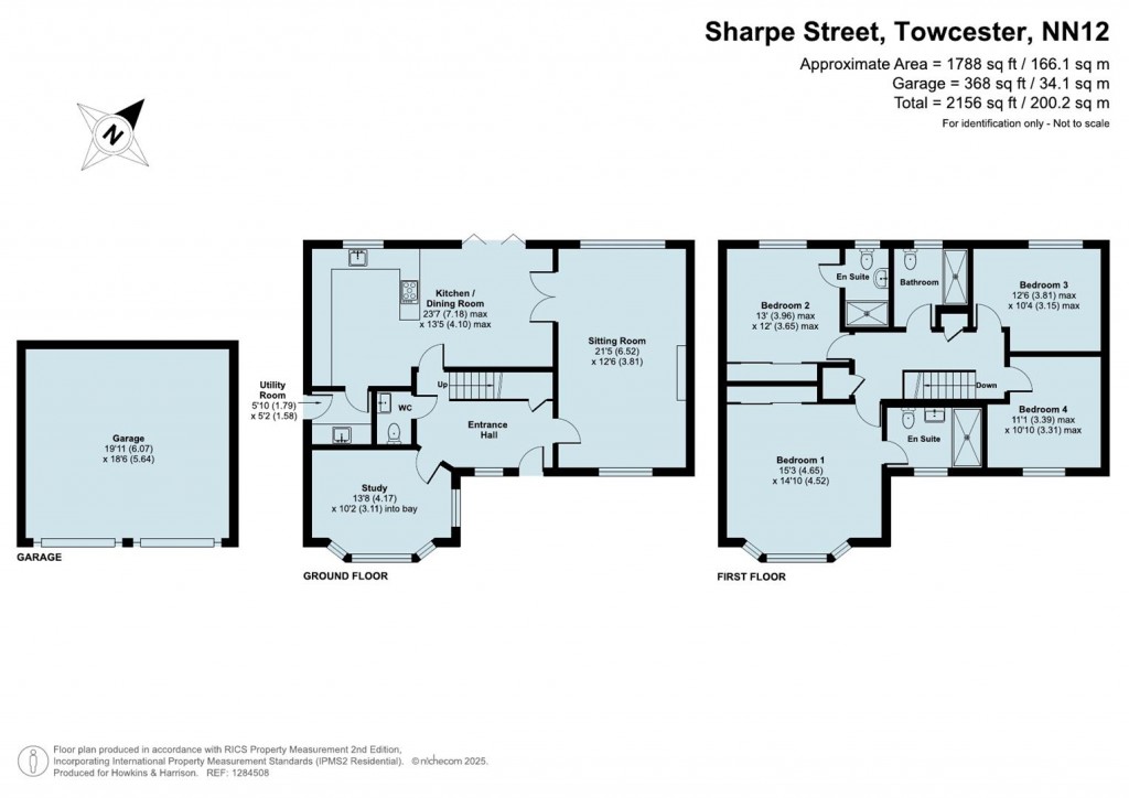 Floorplans For Sharpe Street, Towcester, NN12