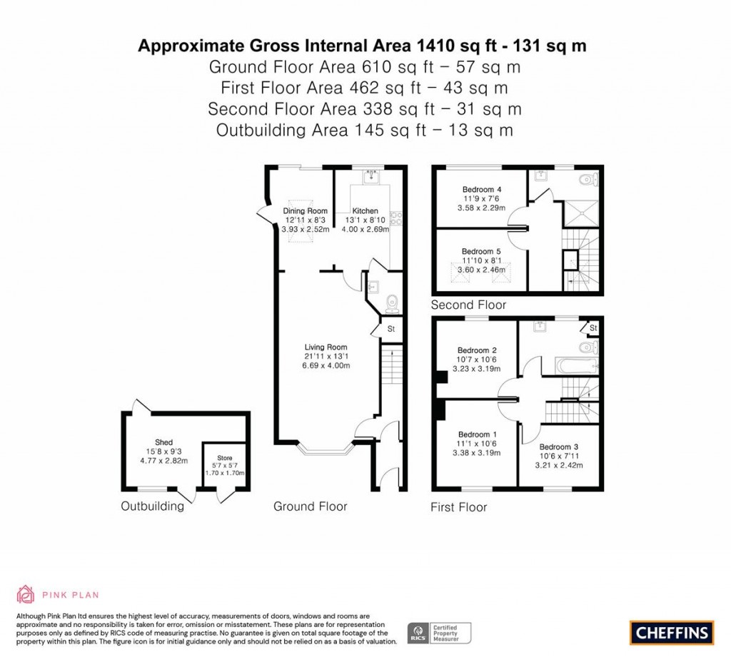 Floorplans For Elmfield Road