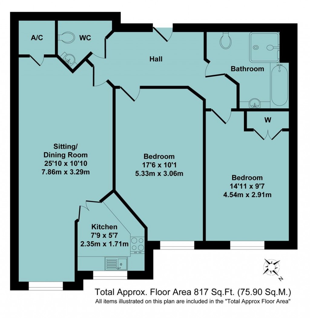 Floorplans For Foxhall Court, School Lane, Banbury