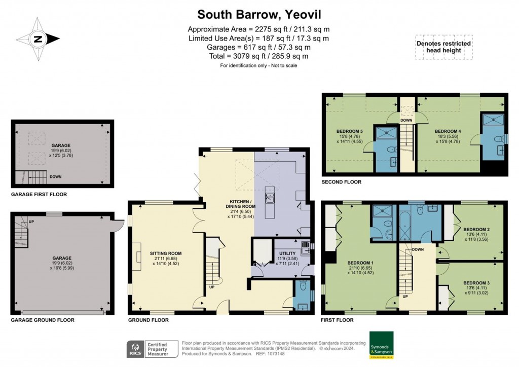 Floorplans For South Barrow, Yeovil, Somerset