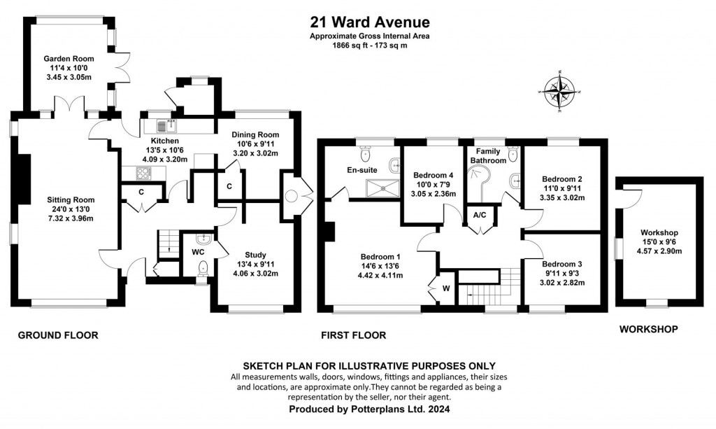 Floorplans For Cowes, Isle of Wight