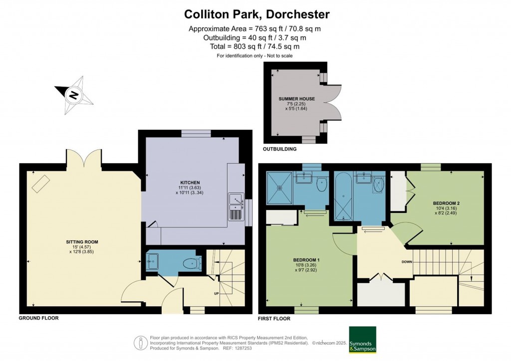 Floorplans For Colliton Park, Dorchester