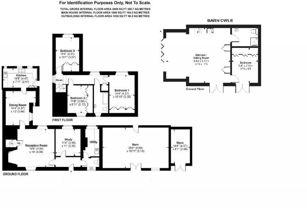 Floorplans For Oak Hill, East Budleigh, Budleigh Salterton