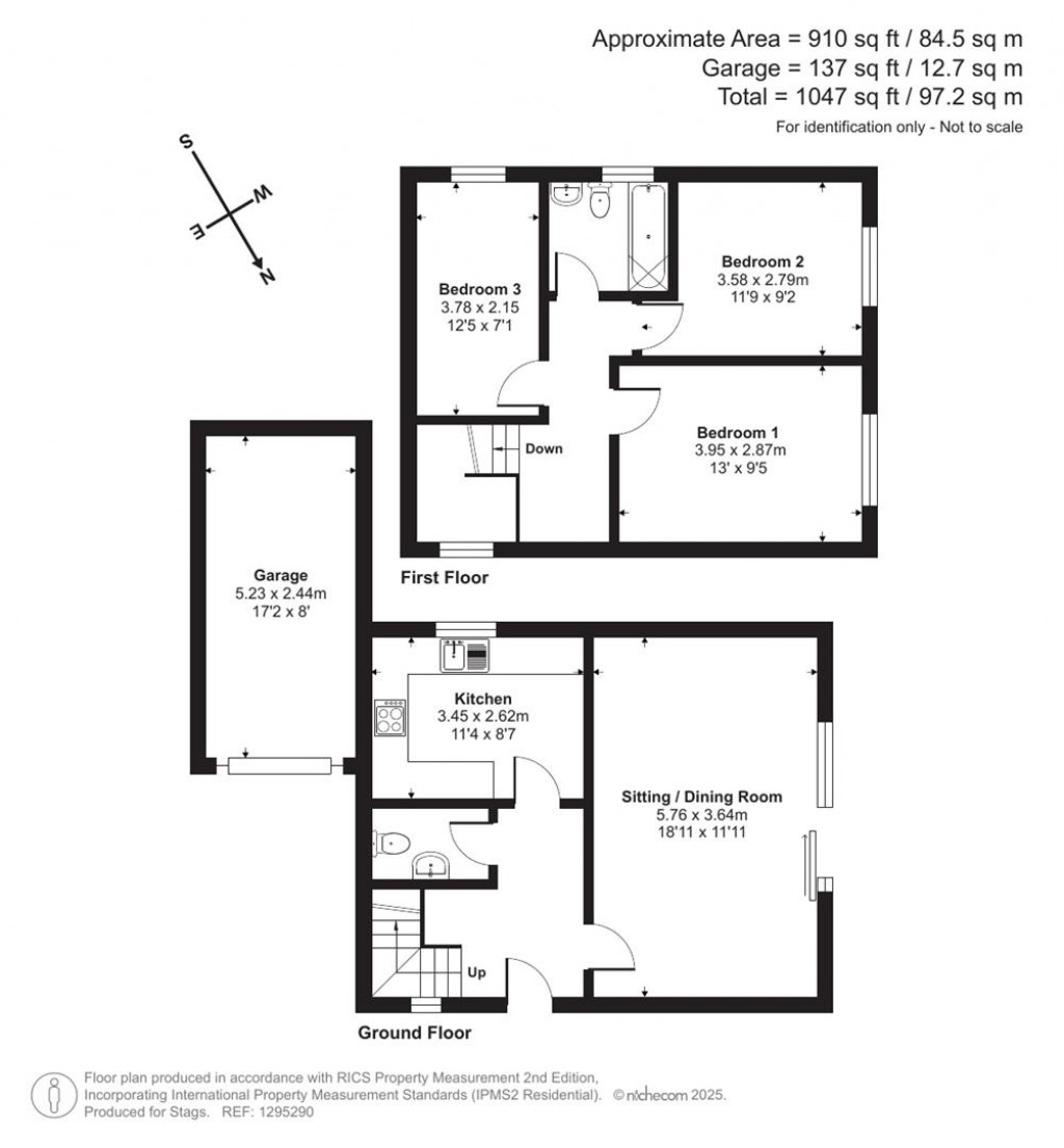 Floorplans For Grange Road, Bideford