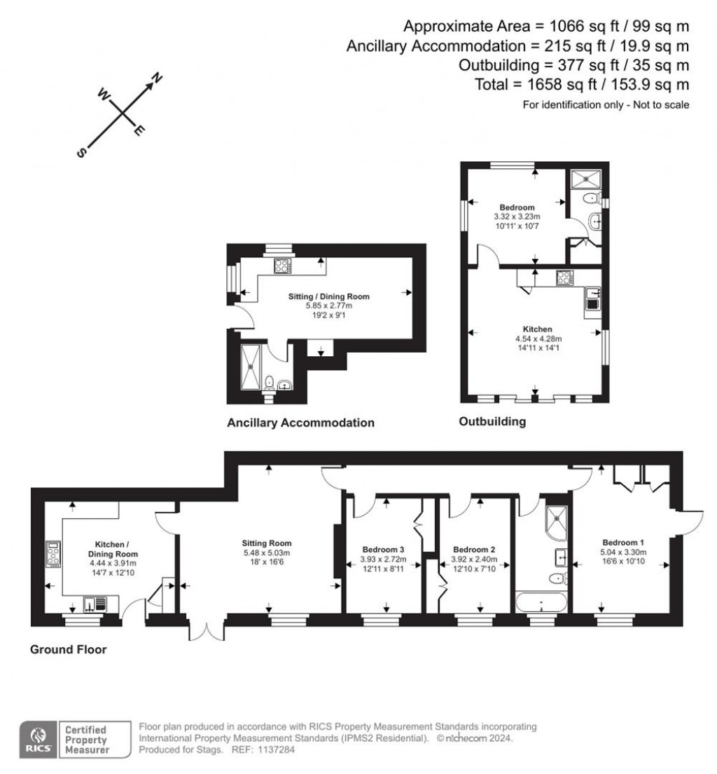 Floorplans For Higher Trevethan, Redruth