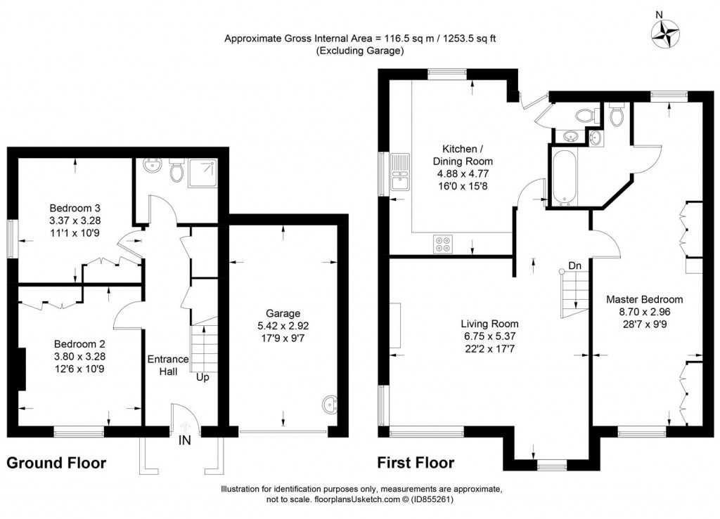 Floorplans For 42 Copland Meadows, Totnes
