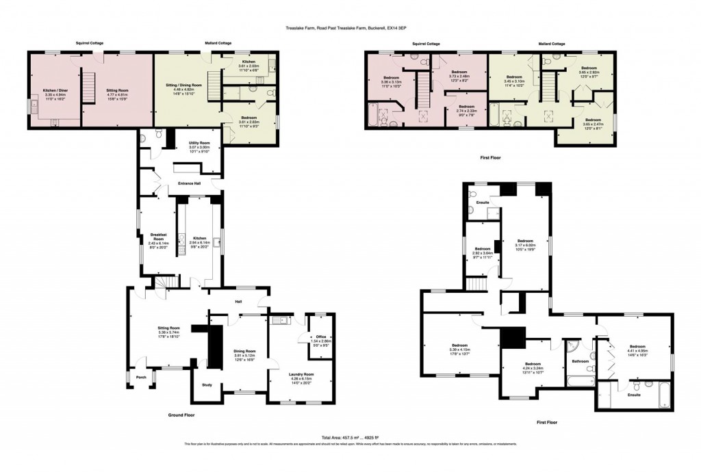 Floorplans For Buckerell, Honiton