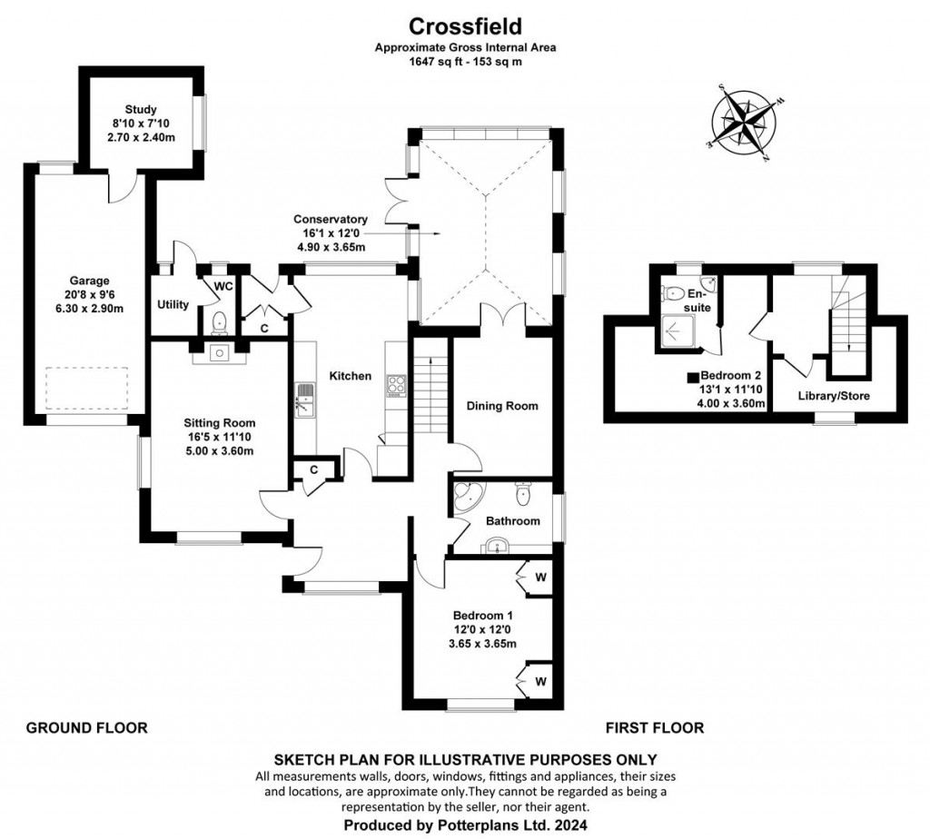 Floorplans For Bembridge, Isle of Wight