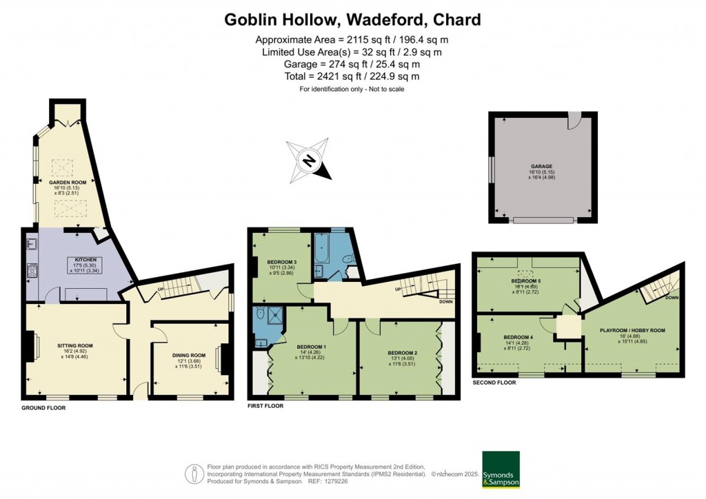 Floorplans For Wadeford, Somerset