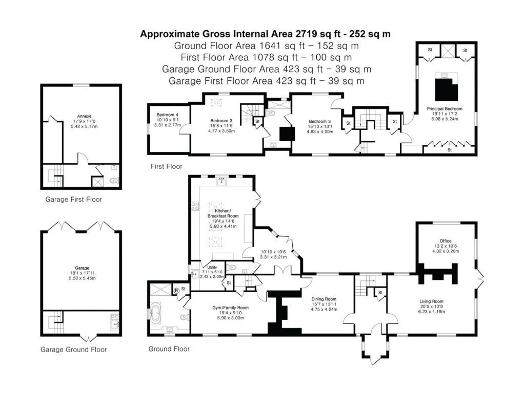 Floorplans For Water Lane, Radwinter, Saffron Walden