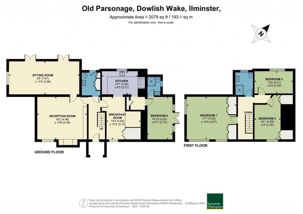 Floorplans For Dowlish Wake, Ilminster