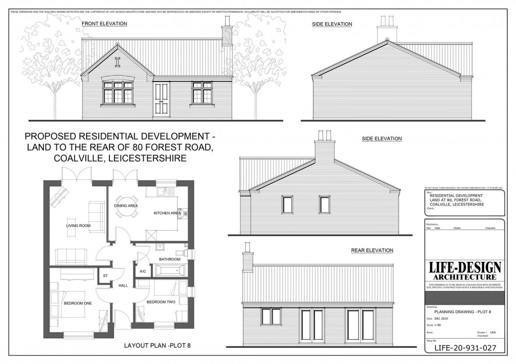 Floorplans For Forest Road, Coalville, LE67