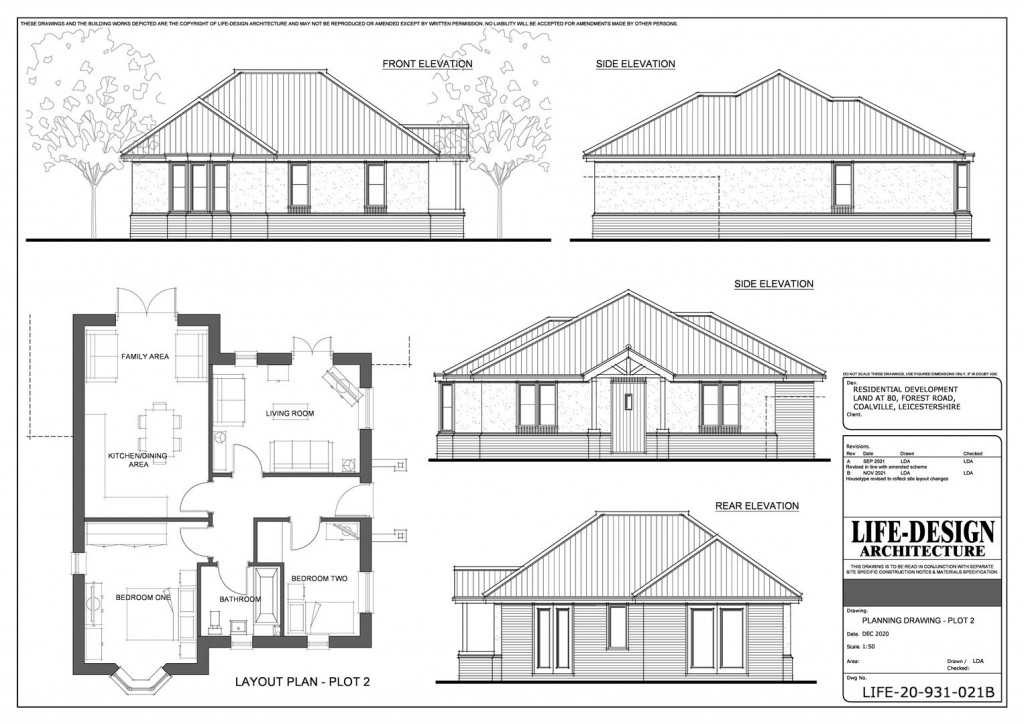 Floorplans For Forest Road, Coalville, LE67