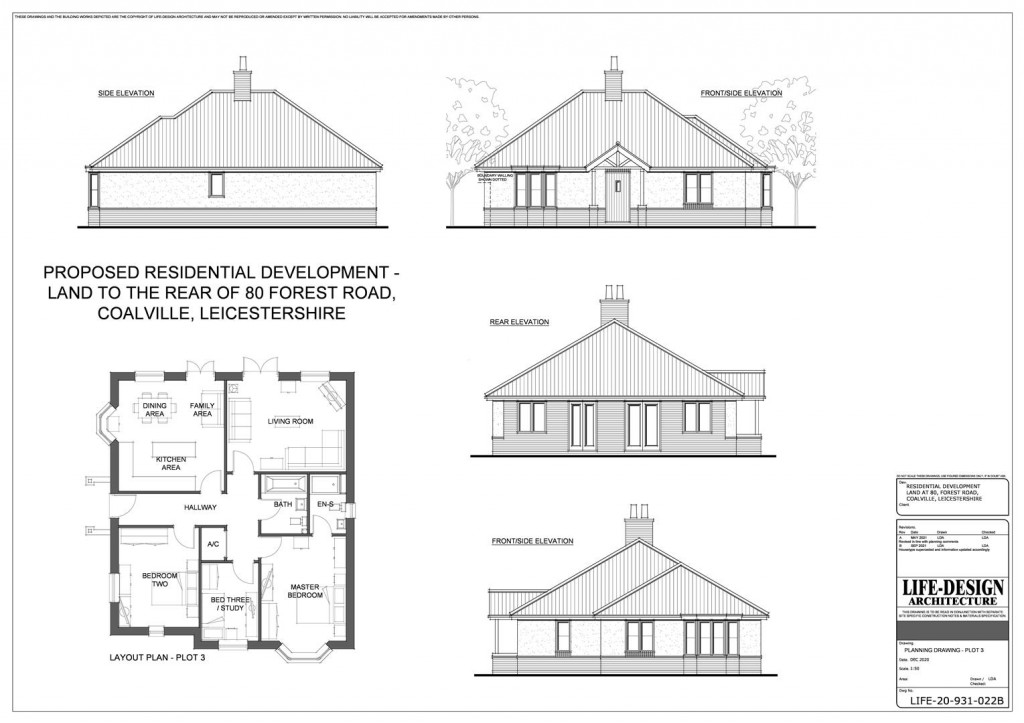Floorplans For Forest Road, Coalville, LE67
