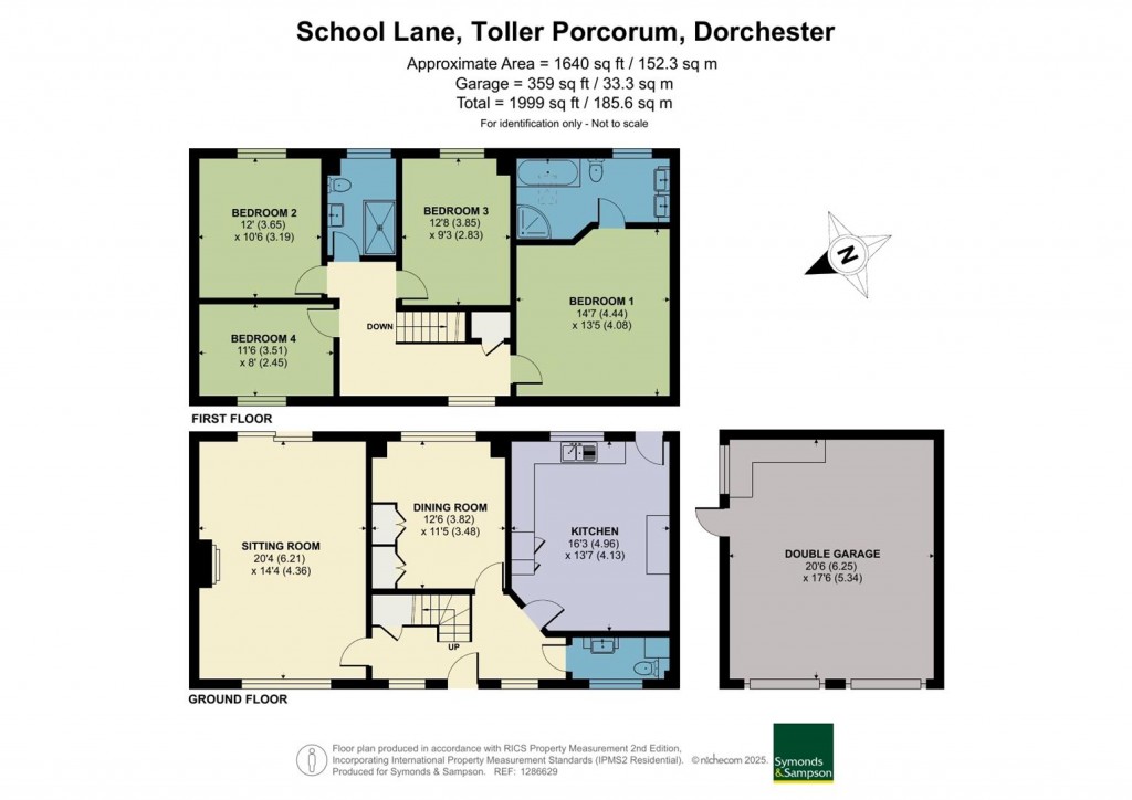 Floorplans For Toller Porcorum, Dorchester