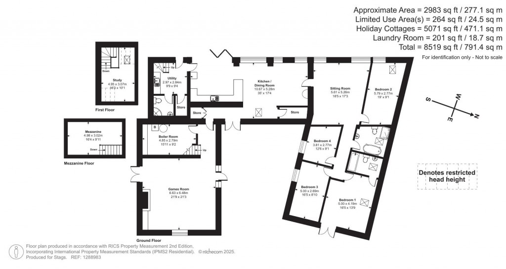 Floorplans For Whitechapel Lane, Beckington, Bath