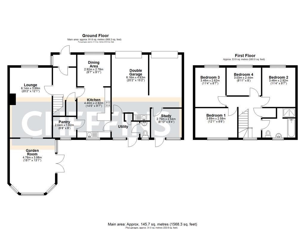 Floorplans For Silt Road, Littleport