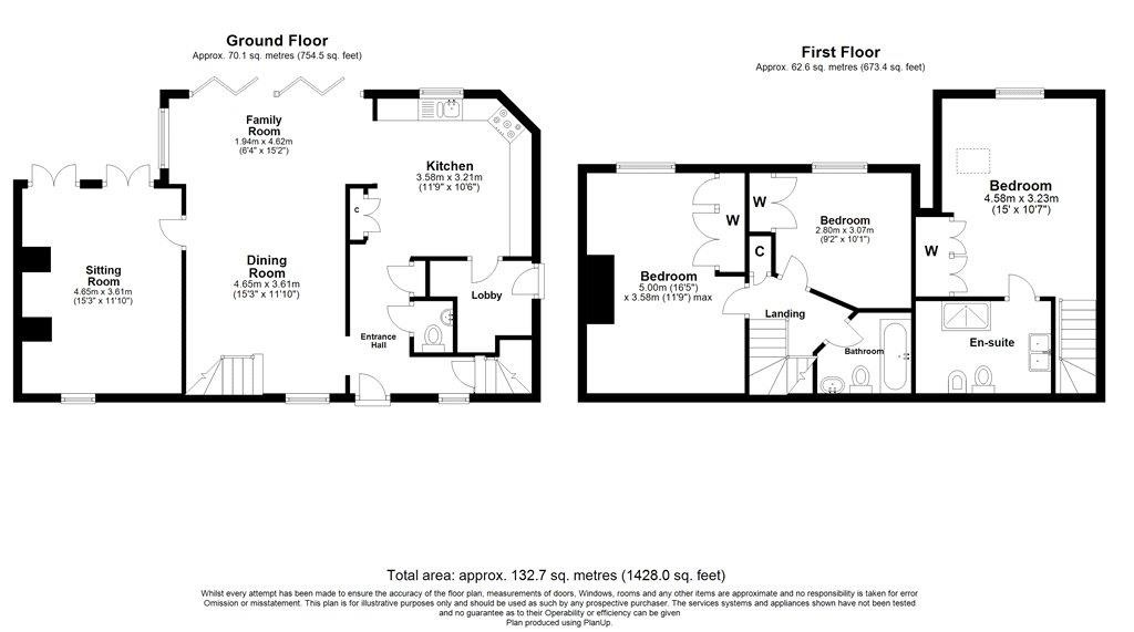Floorplans For Iwerne Minster, Blandford Forum
